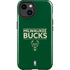 NBA Milwaukee Bucks Standard - Green iPhone 15 Impact Case